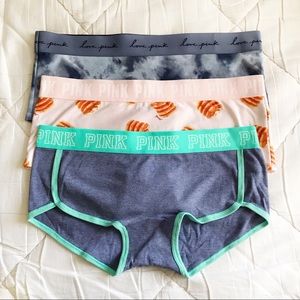 Vs Pink Logo Boyshorts